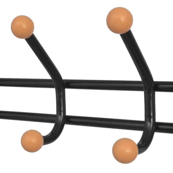 vidaXL knagerække med skoopbevaring 68 x 32 x 182,5 cm sort -  Knagerækker og stumtjenere