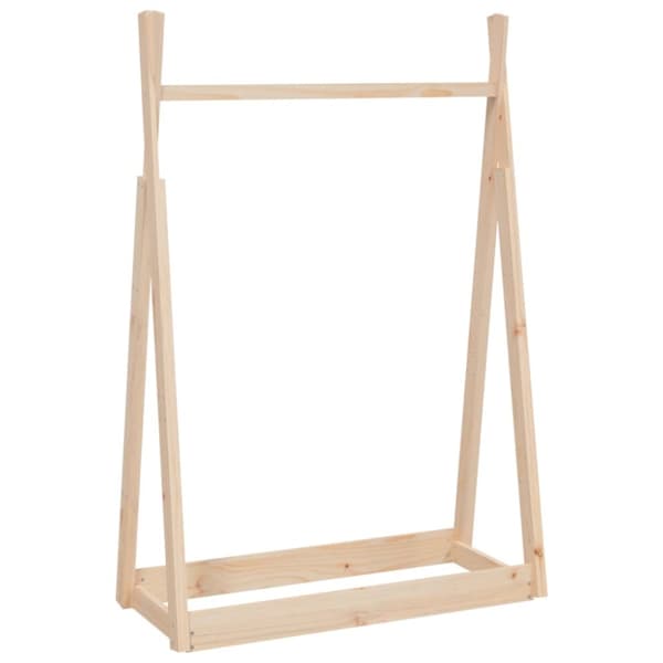 vidaXL Vaateteline 100x45x150 cm täysi mänty -  Naulakot & hattuhyllyt