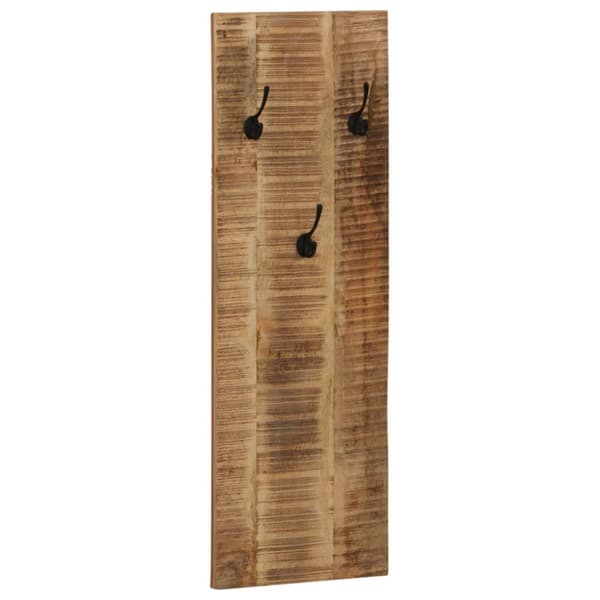 vidaXL vægmonteret knagerækker 2 stk. massivt mangotræ 36 x 110 x 3 cm -  Knagerækker og stumtjenere