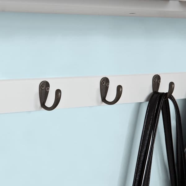 Rootz-seinävaateteline laatikoilla - Riippuva hylly - Säilytysjärjestelmä - MDF-rakenne - Ihanteellinen eteiseen, kylpyhuoneeseen, keittiöön - 60 cm x