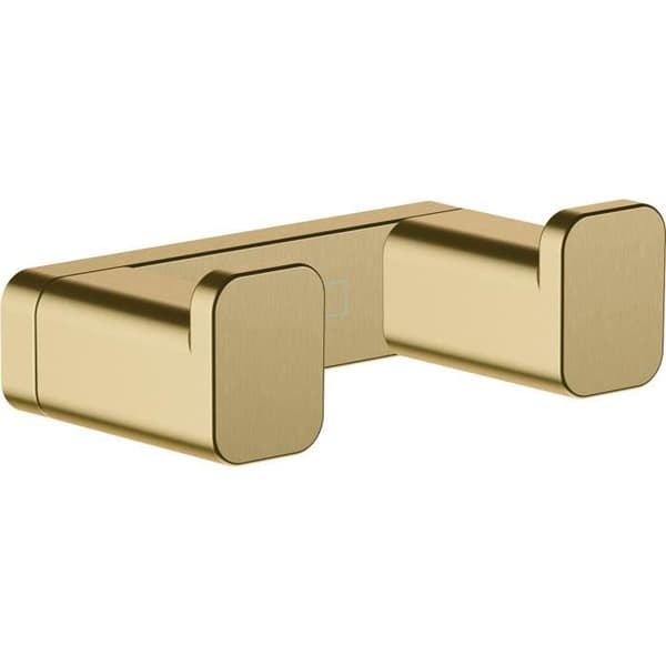 Dubbelkrok i borstad brons - HANSGROHE - AddStoris 41755140 - Vit - 2 års garanti