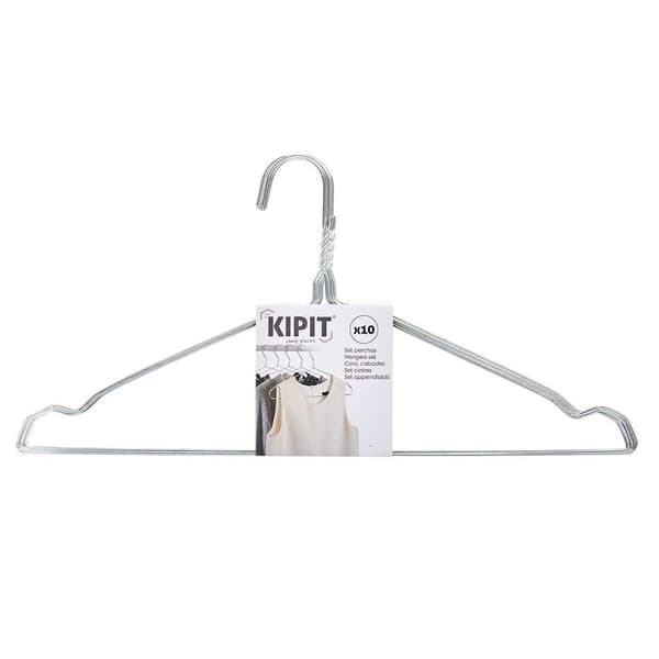 Bøjlesæt Kipit HD092803 Sølvfarvet Metal 40 x 1 x 20 cm (24 enheder)