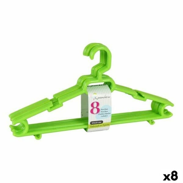 Ripustimet Rainbow Dem Rainbow Muovinen 8 Kappaletta 43 x 22 x 6 cm (8 osaa)