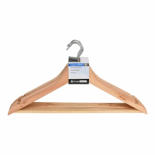 Klädhängarset Storage Solutions kh1000030 Trä (8 antal)