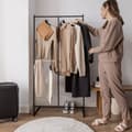 Miniatyrbillede 5 af 8: Stojalo za klobuke Newlux Hangy One 15 Sort Metal 80 x 40 x 160 cm