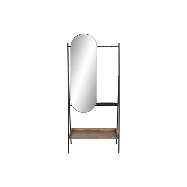 Mottagare Home ESPRIT Svart Naturell 80 x 41 x 183 cm