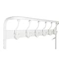 Miniatyrbild 5 av 7: Klädhängare med hylla Home ESPRIT Vit Metall Loft 110 x 36 x 186 cm