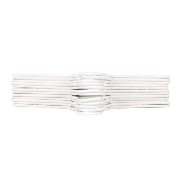 Bøjlesæt Dem Hvid Plastik 12 Dele 38 x 17,5 cm (8 enheder)