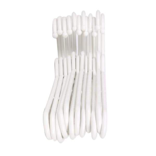 Bøjlesæt Dem Hvid Plastik 12 Dele 38 x 17,5 cm (8 enheder)