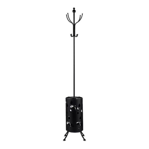 Frakkstativ Paraplubak Svart Metall (44 x 185 x 44 cm)