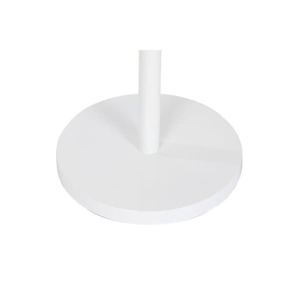 Hattuteline Home ESPRIT Hvit Naturell Tre Metall Scandi 33 x 33 x 185 cm
