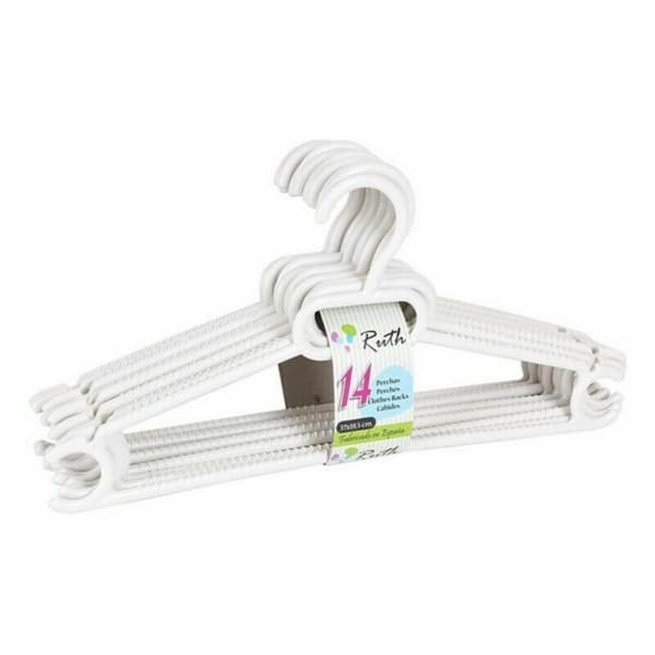 Kleshengere Ruth Dem Ruth Plast 14 Stykker 37 x 18,5 x 8 cm (8 enheter)