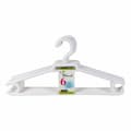 Miniatyrbilde 2 av 2: Kleshengere Blanch Dem Blanch Plast 6 Deler 42 x 20 cm (8 enheter)