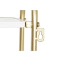 Pikkukuva 5 / 5: Wall mounted coat hanger DKD Home Decor Metalli MDF Glam (50 x 15 x 43 cm)