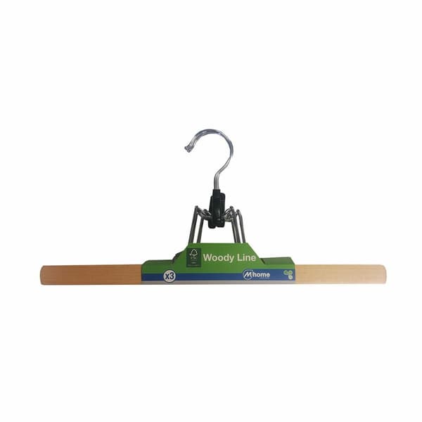 Ripustimet Mondex Hame Ekologinen Luonnollinen Puu 3 osaa (35 x 16 x 2 cm)