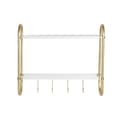 Miniatyrbilde 3 av 5: Vegghengt klehenger DKD Home Decor Metall MDF Glam (50 x 15 x 43 cm)