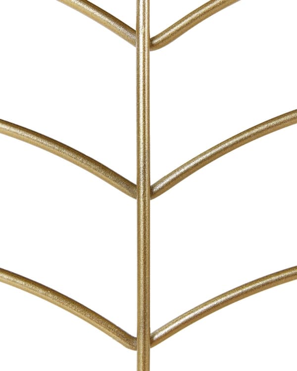 Rumdeler Guld Jern 120 x 160 cm Dekorativ Skærmvæg Paravent til Indendørs Kontor