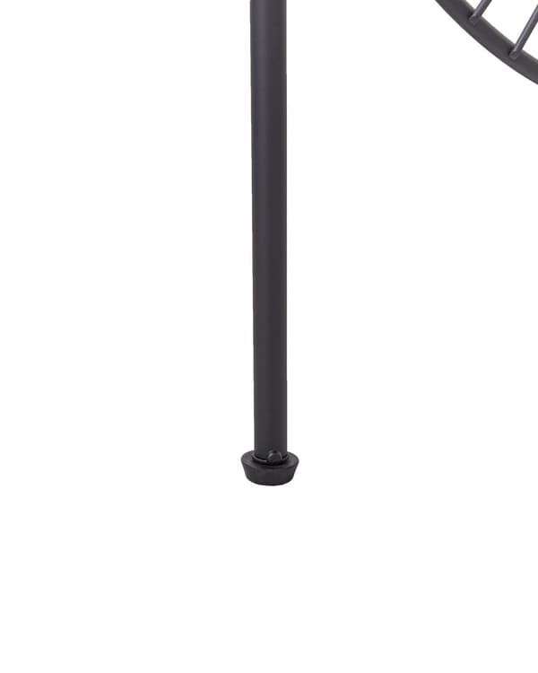Rumdeler Sort Jern 135 x 170 cm Dekorativ Skærmvæg Paravent til Indendørs Kontor