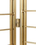 Miniatyrbillede 8 af 9: Rumdeler Guld Jern 135 x 170 cm Dekorativ Skærmvæg Paravent til Indendørs Kontor