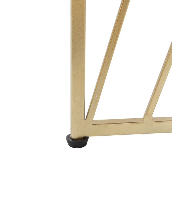 Rumdeler Guld Jern 117 x 170 cm Dekorativ Skærmvæg Paravent til Indendørs Kontor