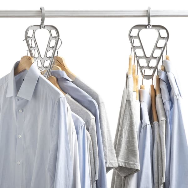 Uppsättning av klädhängare arrangörer Orzer InnovaGoods 2 antal