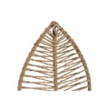 Miniatyrbillede 3 af 3: Knagerække til væggen Home ESPRIT Natur Jute Metal 12 x 4 x 26 cm