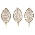 Miniatyrbillede 1 af 3: Knagerække til væggen Home ESPRIT Natur Jute Metal 12 x 4 x 26 cm