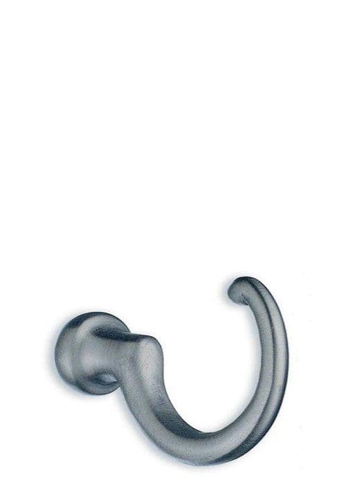Kläddkrok Sluban - BK233M - Beslagsboden Classic Krokögla Zink Matt Silver 4,1 x 1,5 x 4,2 cm