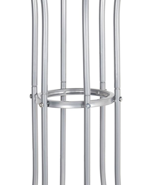 Klädställning Silver Metall 165 cm Fristående Jackställ Industriell Modern Dekorativ Accent Stycke Hall Tillbehör