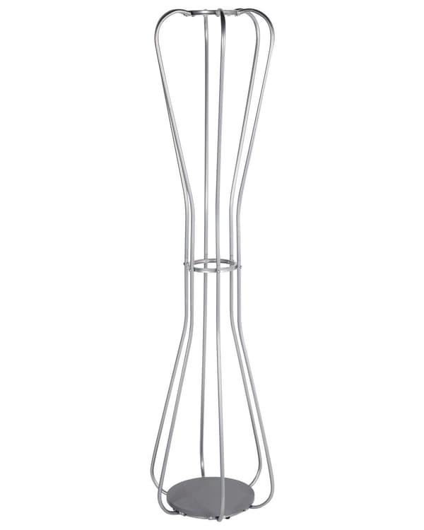 Klädställning Silver Metall 165 cm Fristående Jackställ Industriell Modern Dekorativ Accent Stycke Hall Tillbehör