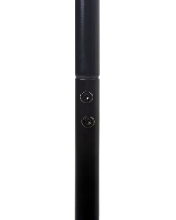 Klädställning Svart Metall 170 cm Fristående Klädhängare med 6 Krokar Industriell Modern Dekorativ Accent Stycke Hall Tillbehör