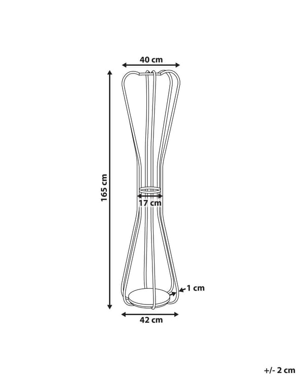 Klädställning Svart Metall 165 cm Fristående Jackställ Industriell Modern Dekorativ Accent Stycke Hall Tillbehör