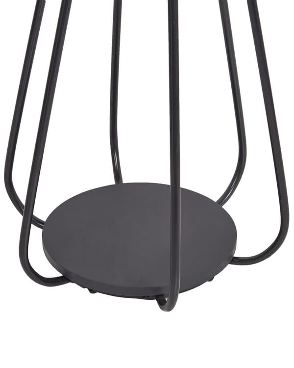 Klädställning Svart Metall 165 cm Fristående Jackställ Industriell Modern Dekorativ Accent Stycke Hall Tillbehör