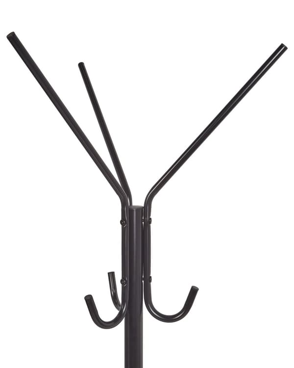 Klädställning Svart Metall 175 cm Fristående Jackställ Industriell Modern Dekorativ Accent Stycke Hall Tillbehör