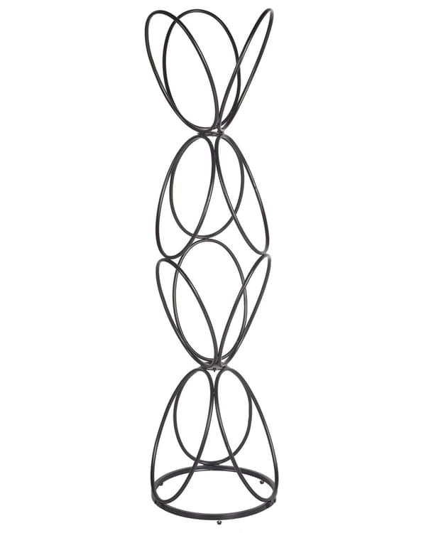Klädställ Svart Metall 160 cm Fristående Jackställ Industriell Modern Dekorativ Accent Stycke Hall Tillbehör Klädhängare