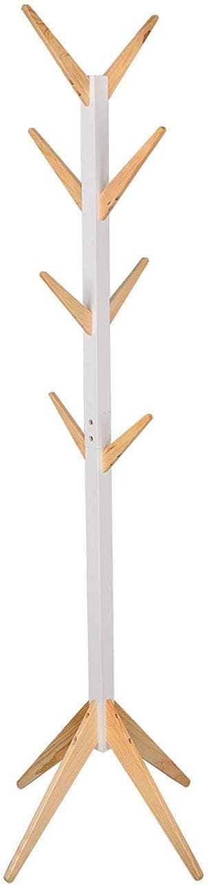 Rootz Klädställ - Stående klädhängare - Garderobsställ - Massivt trä - Robust - Utrymmesbesparande - 180cm x 43cm x 43cm