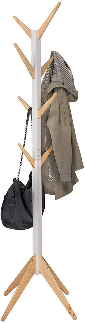 Rootz Klädställ - Stående klädhängare - Garderobsställ - Massivt trä - Robust - Utrymmesbesparande - 180cm x 43cm x 43cm