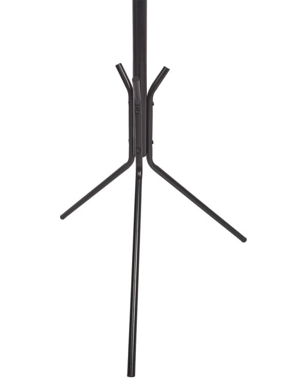 Stumtjener Svart Metall 175 cm 12 knagger Industriell og moderne stil Frittstående klesstativ Oppbevaring Interiør Gang