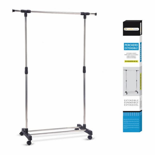 Jatkettava takkiteline Confortime 49509 (90-145 x 42 x 90-160 cm)