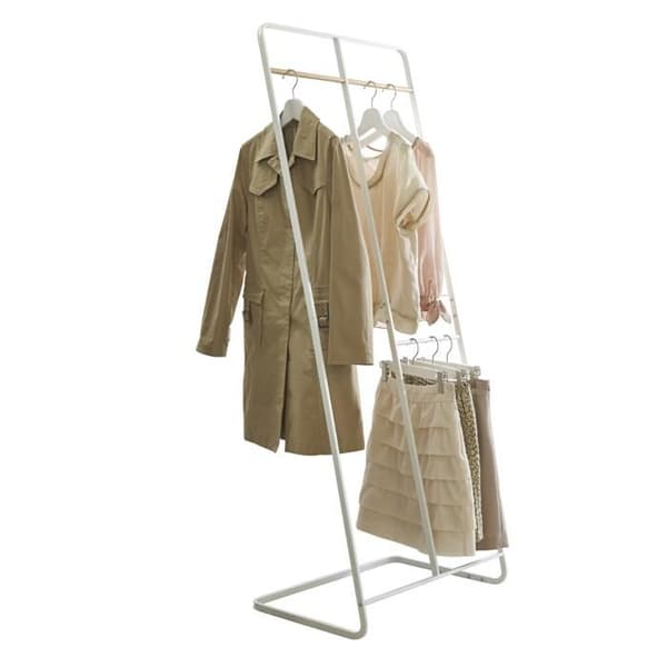 YAMAZAKI - Klädhängare stor H163 cm - TOWER - Vit-Vit
