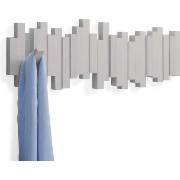 Väggklädhängare - UMBRA - Stick - Grå - Contemporary - 18,11 cm x 49,53 cm x 18,11 cm