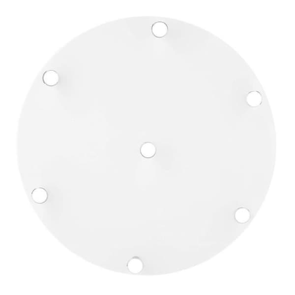 Rund väggkrok "Kelly" 35cm Vit