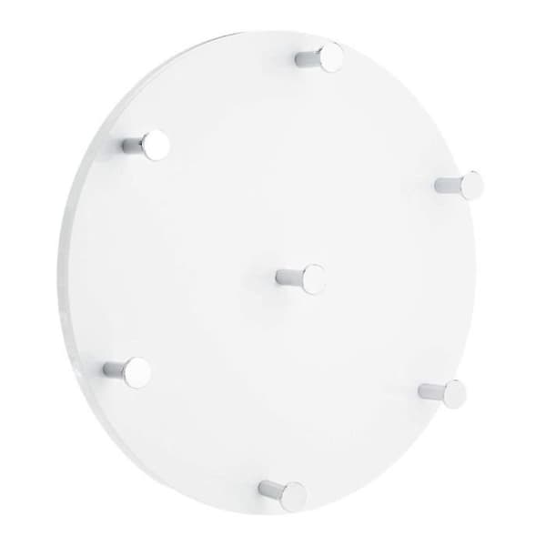 Rund väggkrok "Kelly" 35cm Vit