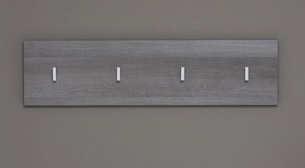trendteam smart living Line Melamin klädhängare med klädhängare knoppar 80 x 21 x 2 cm