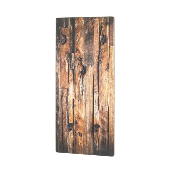 Väggkrok, MDF, UV-tryckt, 6 krokar, 45 x 100 x 8 cm, 17980