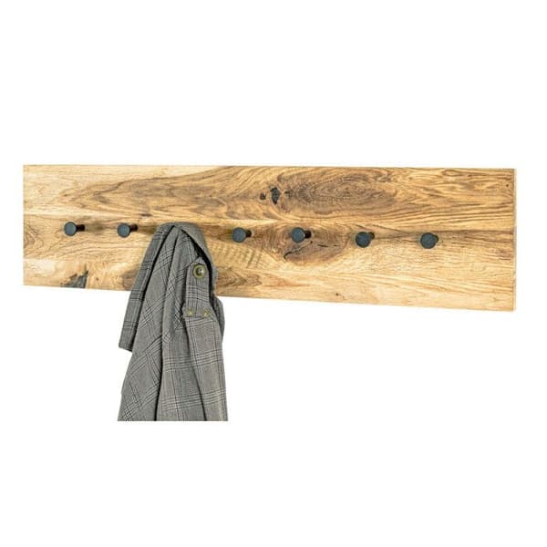Väggkrok 7 Krokar "Royal Oak" 80cm Natur - Paris Pris Beige