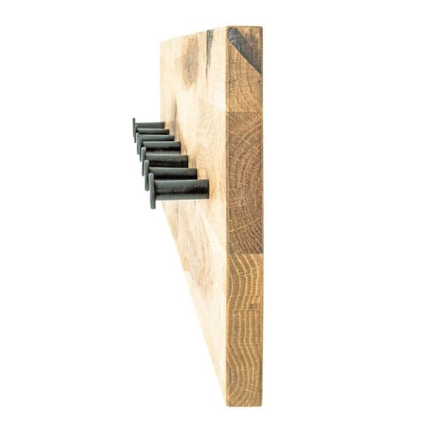 Väggkrok 7 Krokar "Royal Oak" 80cm Natur - Paris Pris Beige
