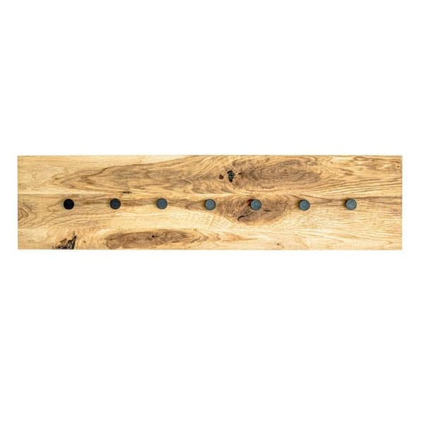 Väggkrok 7 Krokar "Royal Oak" 80cm Natur - Paris Pris Beige