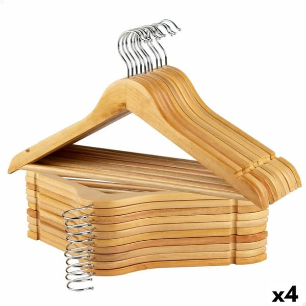 Bøjlesæt Max Home Natur Træ Stål 44,5 x 23 x 1 cm 20 Dele (4 enheder)