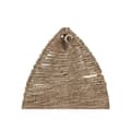 Miniatyrbillede 3 af 3: Knagerække til væggen Home ESPRIT Natur Jute Metal 12 x 4 x 26 cm